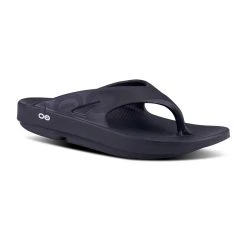 Oofos Men’s OOriginal Sport Sandal – Matte Black