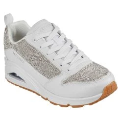 Skechers Uno – Sparkle Motion – WHITE