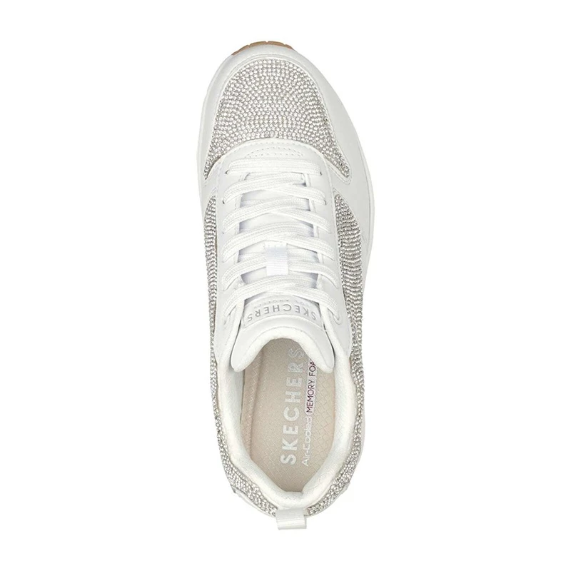 Skechers Uno – Sparkle Motion – WHITE 3 Skechers Uno – Sparkle Motion – WHITE - Image 3